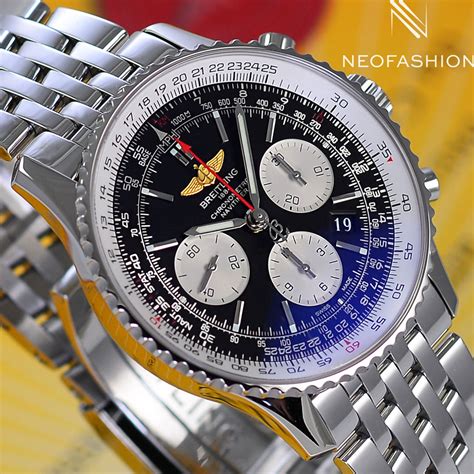 breitling navitimer 01 43mm wristshot|Breitling chronograph watch review.